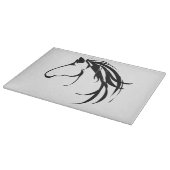 Classy Horse Head Logo Reitfan Schneidebrett (Ecke)