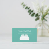 Classy Hotel Travel Business Cards Visitenkarte (Stehend Vorderseite)