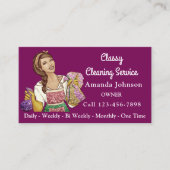 Classy House Reinigungsservice Haushaltshilfe Glit Visitenkarte (Vorderseite)