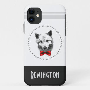 Classy Hund Lover Shiba Inu Bow Krawatte Ihren Nam Case-Mate iPhone Hülle