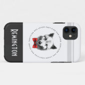 Classy Hund Lover Shiba Inu Bow Krawatte Ihren Nam Case-Mate iPhone Hülle (Rückseite (Horizontal))