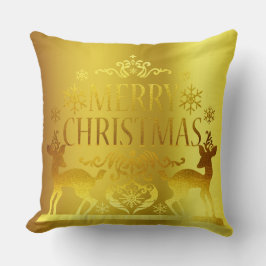 Classy Imitate Gold Frohe Weihnachts Dekorative Ki Kissen