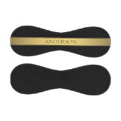 Classy Imitate Gold Streifen & Black Background od Baseball (Paneele)