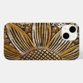 Classy Imitate Holz Textur Sonnenblumen Foto Case-Mate iPhone Hülle (Rückseite (Horizontal))