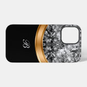 Classy Imitats Crystal Bing Monogramm iPhone Hülle (Rückseite (Horizontal))