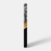 Classy Imitats Crystal Bing Monogramm iPhone Hülle (Linke Seite)
