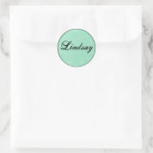 Classy Individuelle Name Stickers (Tasche)