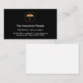 Classy Insurance Agent New Business Cards Visitenkarte (Vorne/Hinten)