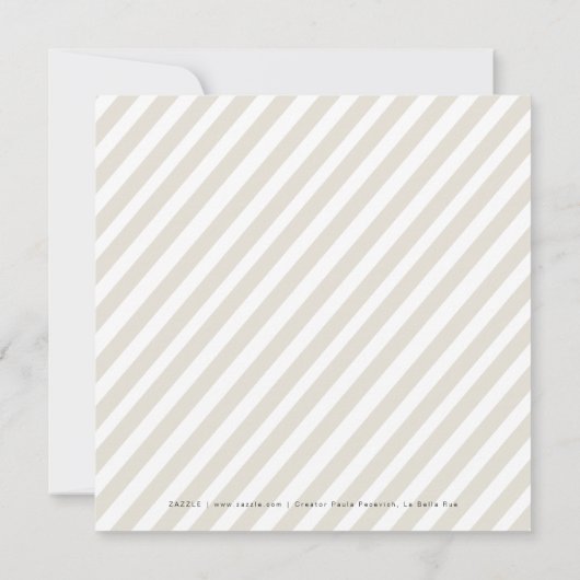 Classy Intro | Kinderankündigung Ankündigung (Rückseite)