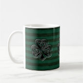Classy Irish Glück Kleeblatt personalisiert Kaffeetasse (Links)