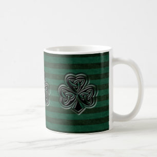 Classy Irish Glück Kleeblatt personalisiert Kaffeetasse