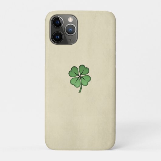 Classy Irish Lucky Kleeblatt Case-Mate iPhone Hülle (Rückseite)