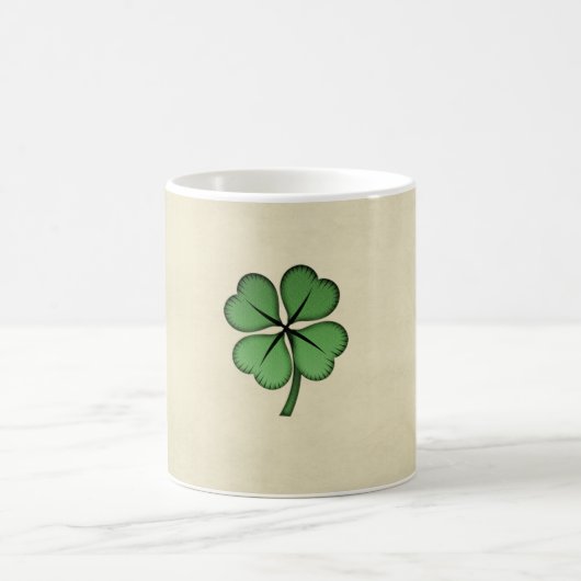 Classy Irish Lucky Kleeblatt Kaffeetasse (Mittel)