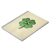 Classy Irish Lucky Kleeblatt Notizblock (Linke Seite)
