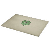 Classy Irish Lucky Kleeblatt Schneidebrett (Ecke)