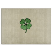 Classy Irish Lucky Kleeblatt Schneidebrett (Vorderseite)