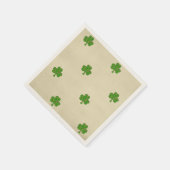 Classy Irish Lucky Kleeblatt St. Patrick's Day Serviette (Ecke)