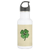 Classy Irish Lucky Kleeblatt Trinkflasche (Vorderseite)