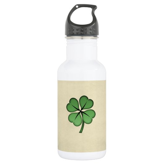 Classy Irish Lucky Kleeblatt Trinkflasche (Vorderseite)