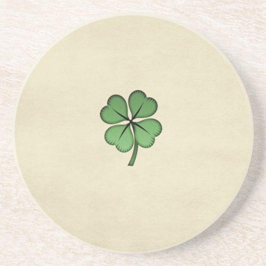 Classy Irish Lucky Kleeblatt Untersetzer (Vorne)