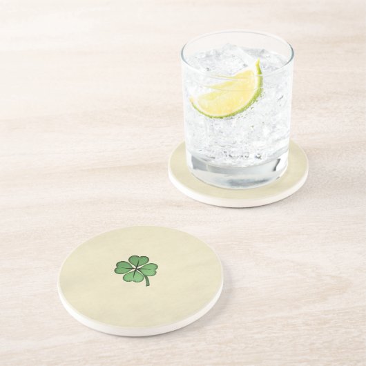 Classy Irish Lucky Kleeblatt Untersetzer (Seite)