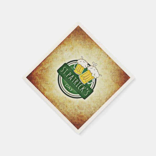 Classy Irish, St. Patrick's Day Serviette (Ecke)