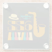 Classy Jazz Soul Glasuntersetzer (Rückseite)