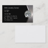 Classy Jewellery Bling Business Cards Visitenkarte (Vorne/Hinten)