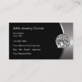 Classy Jewellery Bling Business Cards Visitenkarte (Vorderseite)