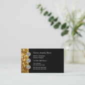 Classy Juwelier Visitenkarte (Stehend Vorderseite)