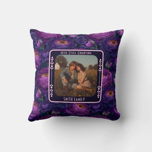 Classy Keepake 1. Jubiläumswirbel Kissen (Rückseite)