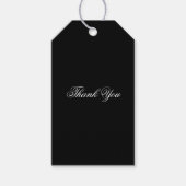 Classy Krawatte auf Dankeschön Tag Geschenkanhänger (Vorderseite)