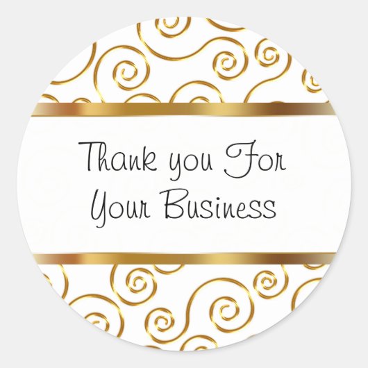 Classy Kunde danke Ihnen Stickers (Vorderseite)