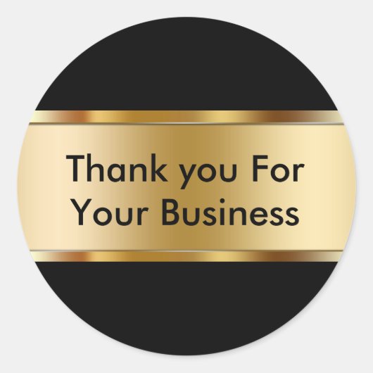 Classy Kunde danke Ihnen Stickers (Vorderseite)