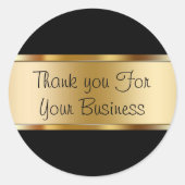 Classy Kunde danke Ihnen Stickers (Vorderseite)