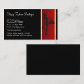 Classy Ladys Fashion Boutique Beruflich Visitenkarte (Vorne/Hinten)