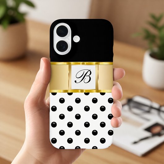 Classy Ladys Girls Monogram Bling Case-Mate iPhone Hülle