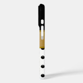 Classy Ladys Girls Monogram Bling Case-Mate iPhone Hülle (Rückseite / Links)