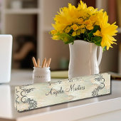 Classy Ladys Monogram Führungskraft Namensplakette