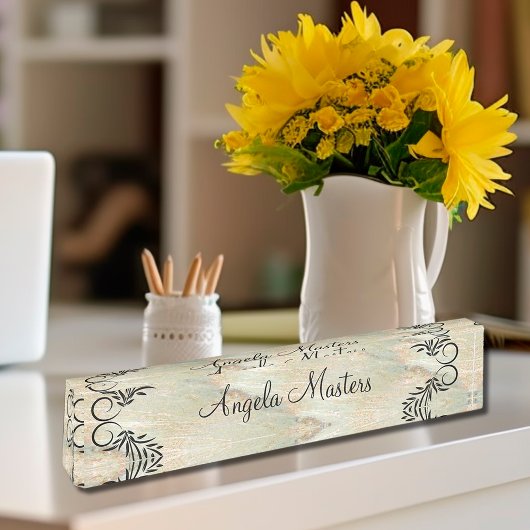 Classy Ladys Monogram Führungskraft Namensplakette