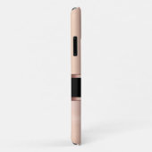 Classy Ladys Monogram Rose Gold farbig Case-Mate iPhone Hülle (Hinten/Rechts)