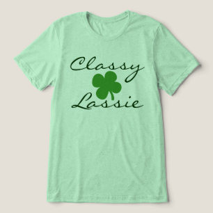 Classy Lassie Women's St. Patrick's Day Tri-Blend Shirt