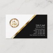 Classy Lawyer Business Cards Visitenkarte (Vorderseite)