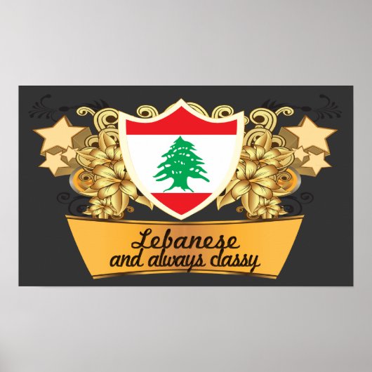 Classy Libanese Poster (Vorne)