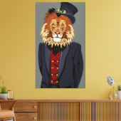 Classy Lion Leinwanddruck (Insitu (Wohnzimmer))