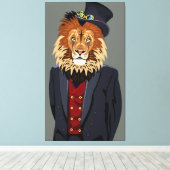 Classy Lion Leinwanddruck (Insitu (Holzboden))