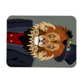 Classy Lion Magnet (Horizontal)