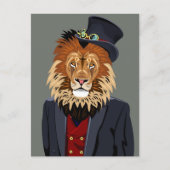 Classy Lion Postkarte (Vorderseite)