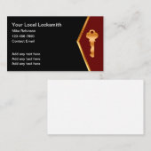Classy Locksmith Business Cards House Key Visitenkarte (Vorne/Hinten)