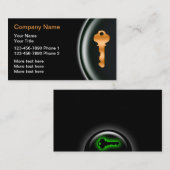 Classy Locksmith einzigartige Visitenkarten Visitenkarte (Vorne/Hinten)
